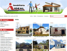 Tablet Screenshot of imobiliariaidealrs.com